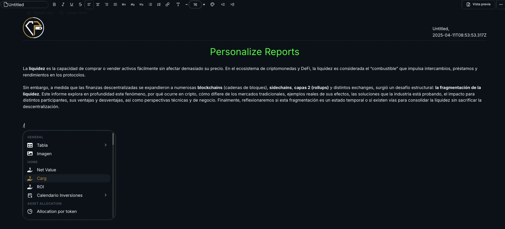 Analistas e Investigadores